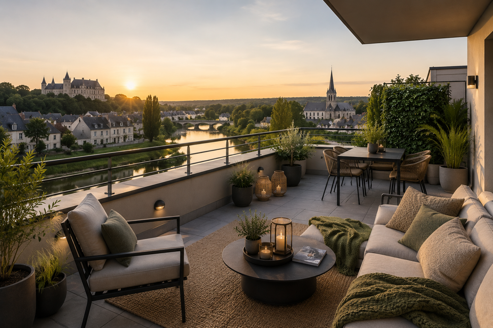 Vente Appartement COMPIÈGNE / VENETTE – 3 PIECES DERNIER ÉTAGE AVEC TERRASSE PLEIN SUD-OUEST Compiegne