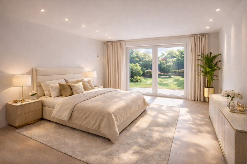 MAGNIFIQUE T4 TRAVERSANT EN REZ DE JARDIN - RESIDENCE HAUT DE GAMME - EXPO SUD