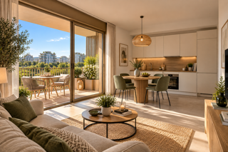Vente Appartement MONTPELLIER PORT MARIANNE – SUPERBE T2 EN ÉTAGE ÉLEVÉ AVEC TERRASSE Montpellier