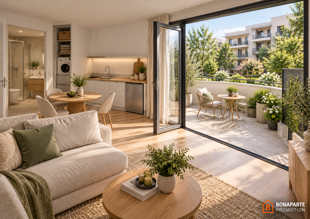 Vente Appartement APPARTEMENT 2 PIECES 40M² AVEC BALCON CENTRE VILLE-ACHAT IMMOBILIER NEUF BEZONS Bezons