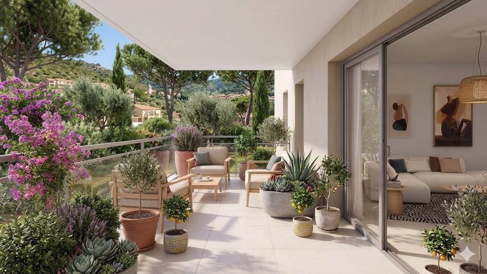 Vente Appartement ANTIBES CALME-PROCHE MER - CENTRE VILLE 2 PIECES EN ETAGE Antibes