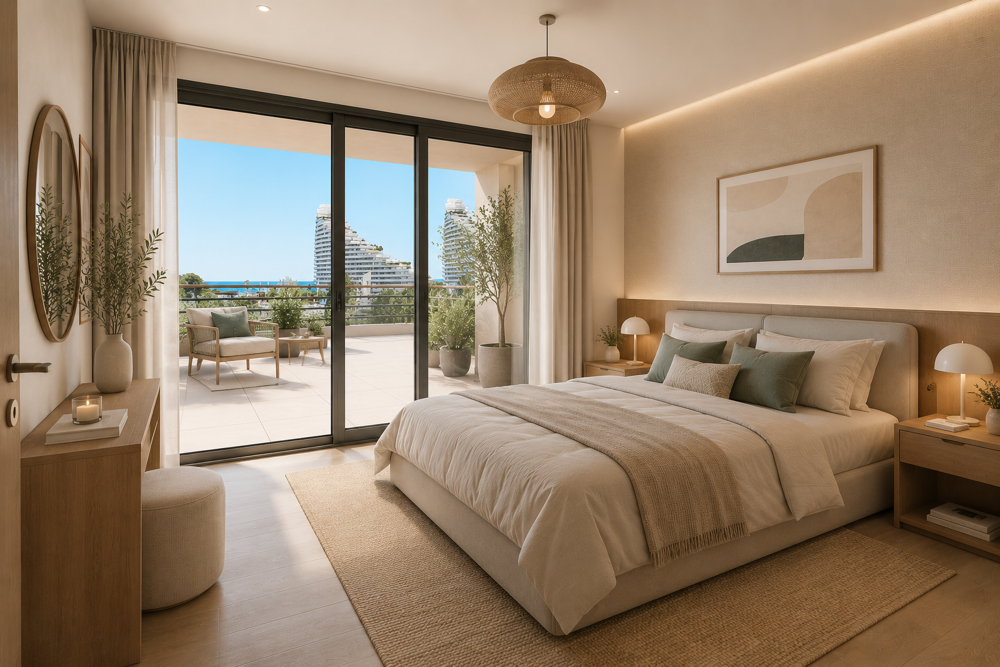 OFFRE COMMERCIALE /VUE MER: MAGNIFIQUE VILLA TOIT 4 PIECES DE 85M² AVEC 54M² DE TERRASSE A VILLENEUV
