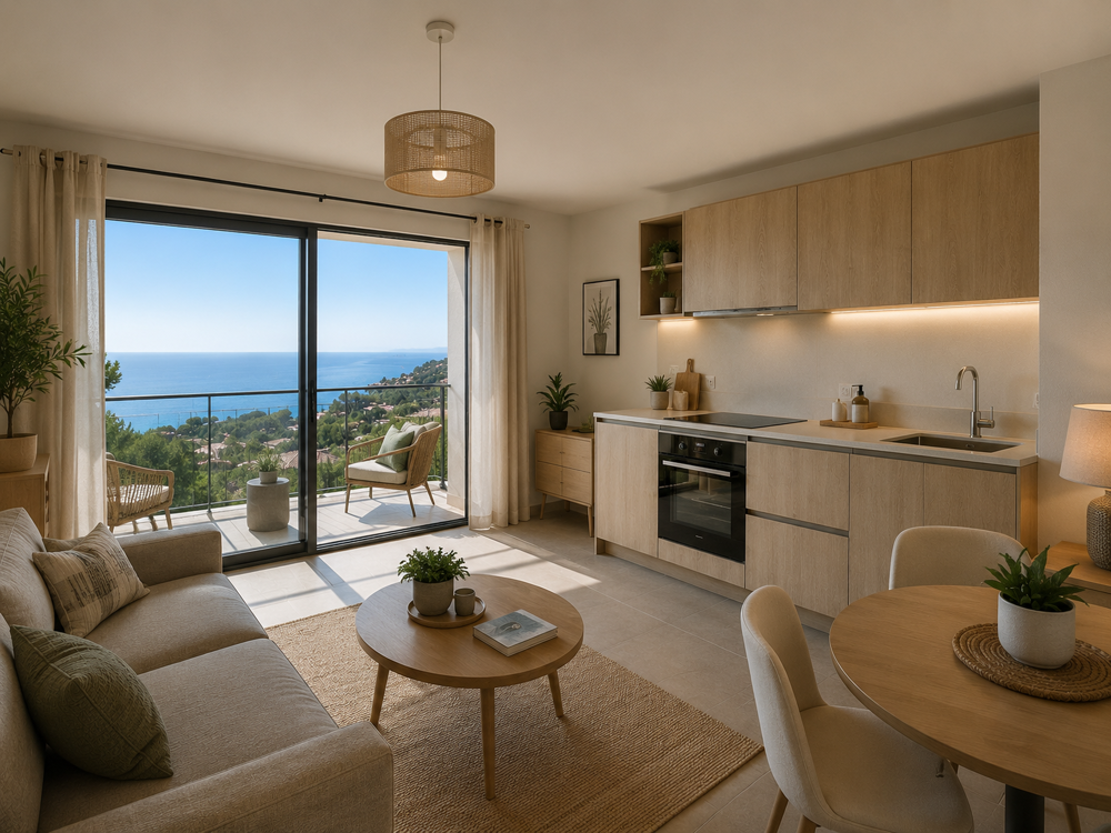 Vente Appartement * - VUE MER - SPACIEUX T2 AVEC TERRASSE Rayol canadel sur mer