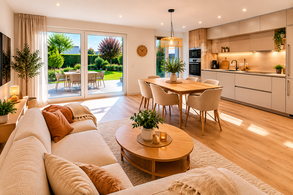 SPACIEUX 3 PIECES DE 70m² PARFAITEMENT DISTRIBUÉ AVEC JARDIN DISPONIBLE SUR OBERNAI