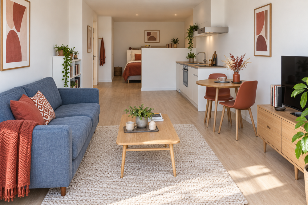 Vente Appartement -- GRAND STUDIO AVEC ESPACE NUIT ET TERRASSE – MÉTRO 14 Orly