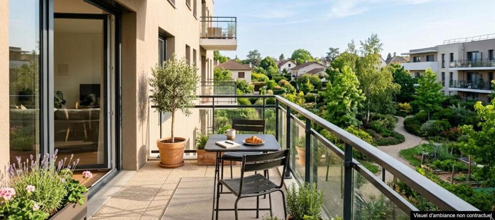 Vente Appartement Lumière Sud-Est pour ce Superbe T3 de 59 m² avec Terrasse de 10 m² – Crépieux, Rillieux-la-Pape Rillieux-la-pape