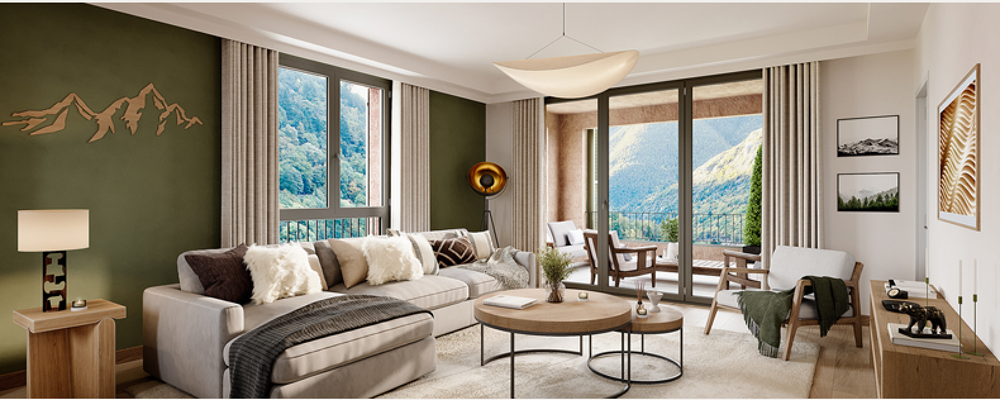 Saint-Martin-Vésubie - MAGNIFIQUE T3 REZ DE JARDIN DE 68M² AVEC 38M² D'EXTERIEUR VUE SUR LA COLLINE