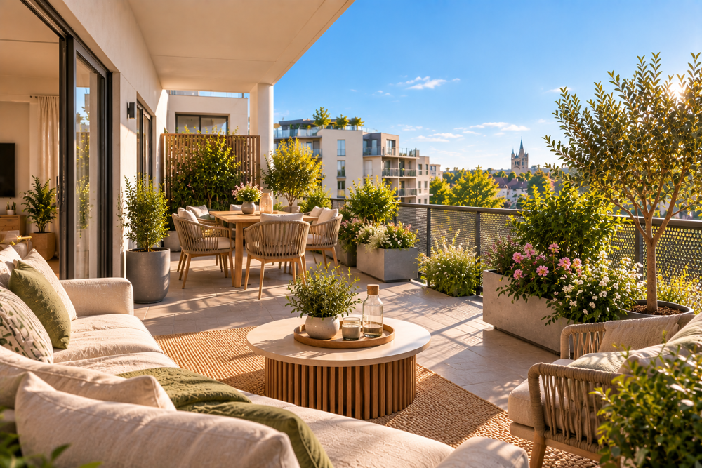 Vente Appartement Terrasse – Tram à pied Joue les tours