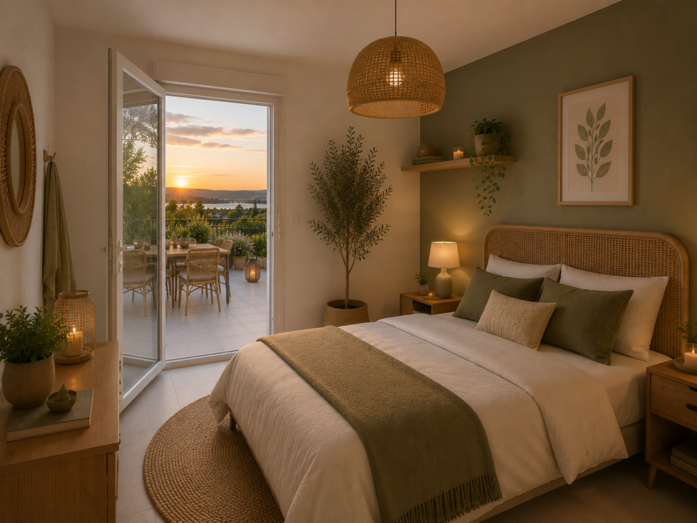 Vente Appartement MAGNIFIQUE T3 NEUF AVEC IMMENSE TERRASSE DANS UN ENVIRONNEMENT RÉSIDENTIEL avec superbe vue etant de Marignane