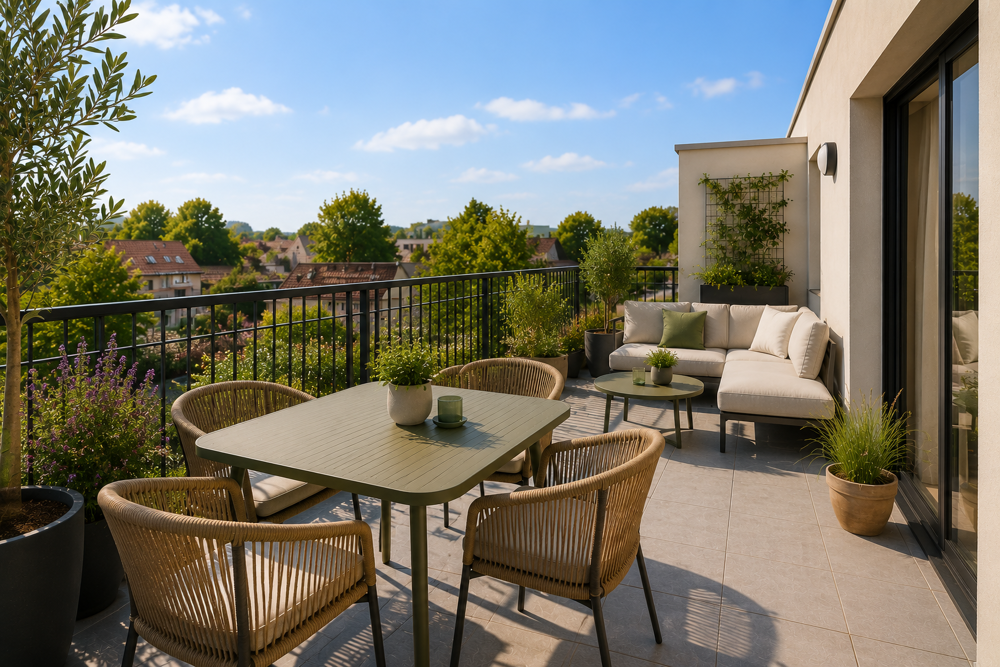 Vente Appartement Terrasse – Tram à pied Joue les tours