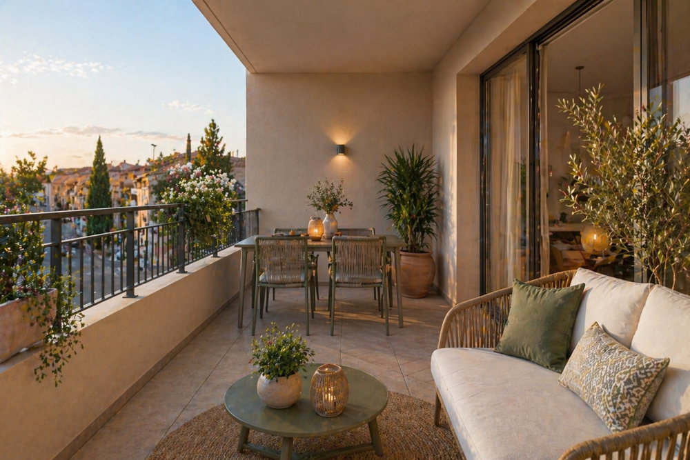 Vente Appartement MAGNIFIQUE T2 EN DERNIER ETAGE VUE DEGAGEE PLEIN OUEST- VIEUX VILLAGE Vitrolles