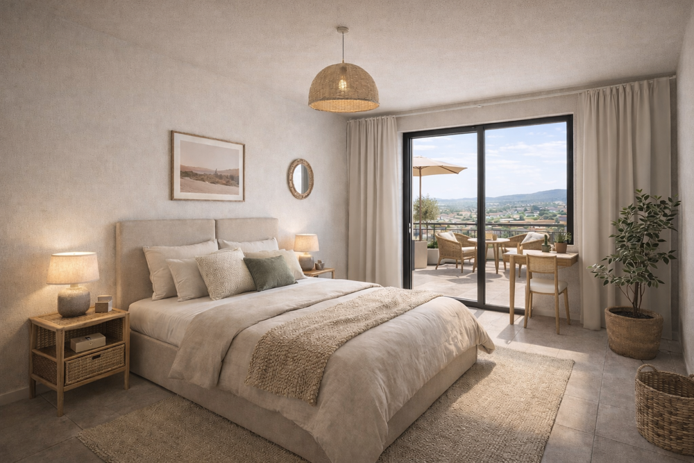 * -Superbe 3 pièces traversant de 65 m², en plein centre et au calme