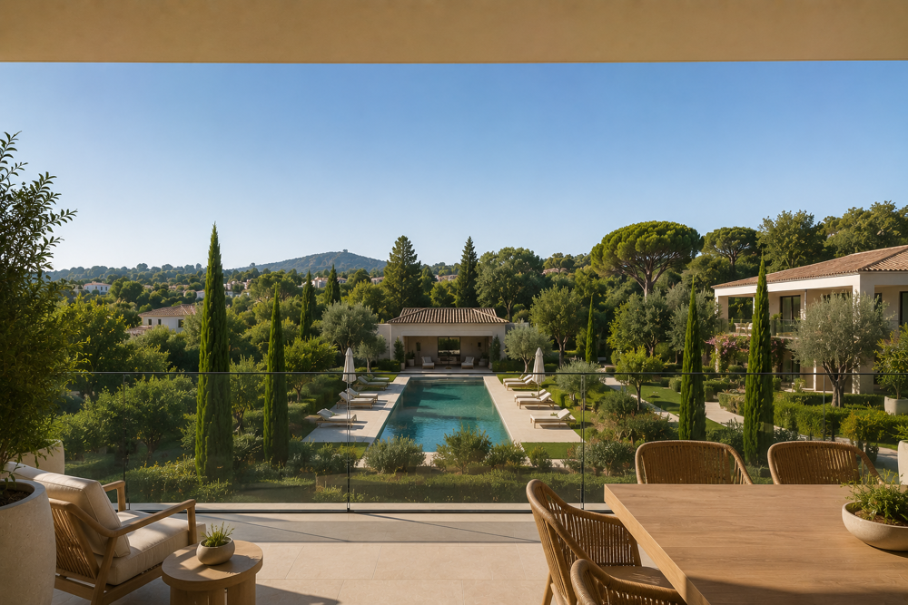 * -SAINT-TROPEZ  EXCEPTIONNEL T5 AU COEUR D'UNE RÉSIDENCE DE PRESTIGE AVEC PISCINE DEUX PAS DU CEN