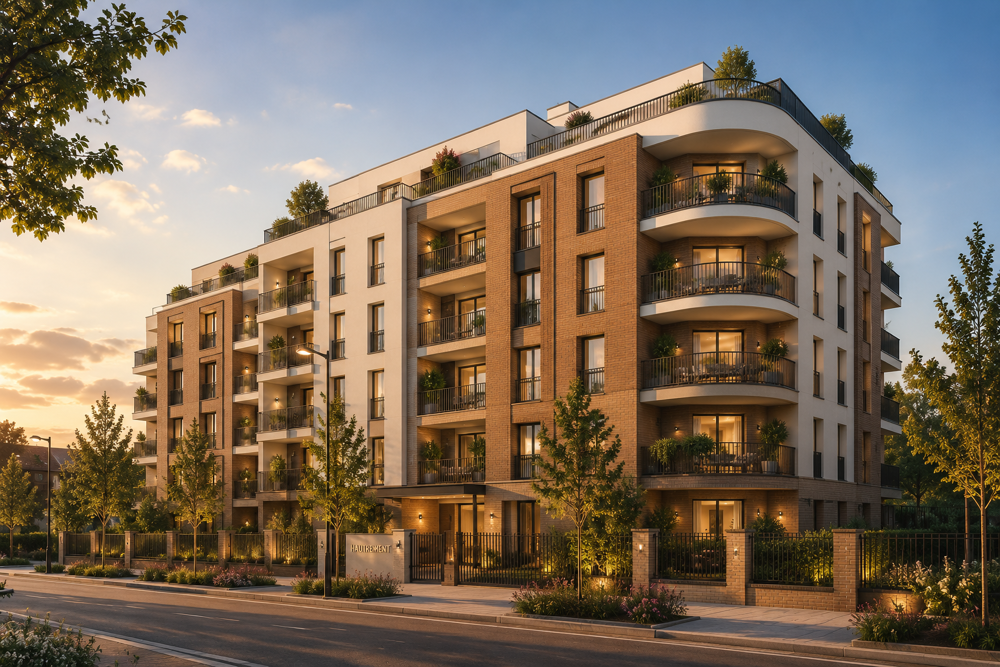 Vente Appartement RETOUR DE LOT T2 48m² en dernier étage - BALCON SUD L hay les roses