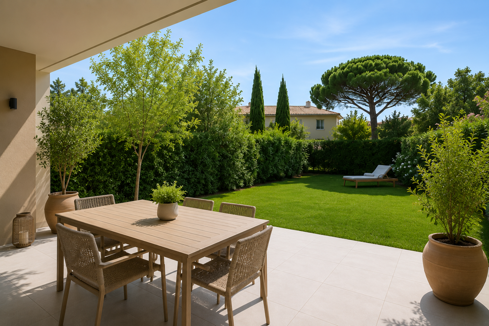 Vente Appartement T4 avec jardin privatif de 185 m² à deux pas du centre-ville Aix en provence