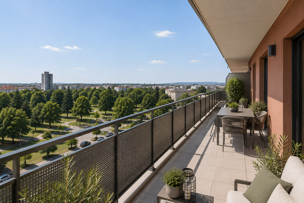 Vente Appartement Livré - Attique 4 pièces 83m² avec 60m² de terrasse - aux portes de Lyon 8 Venissieux