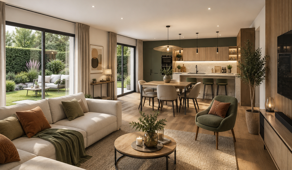 Vente Appartement .BEAU REZ DE JARDIN SUR LES HAUTEURS D'ANTIBES - PROCHES DES AXES ET COMMODITES Antibes
