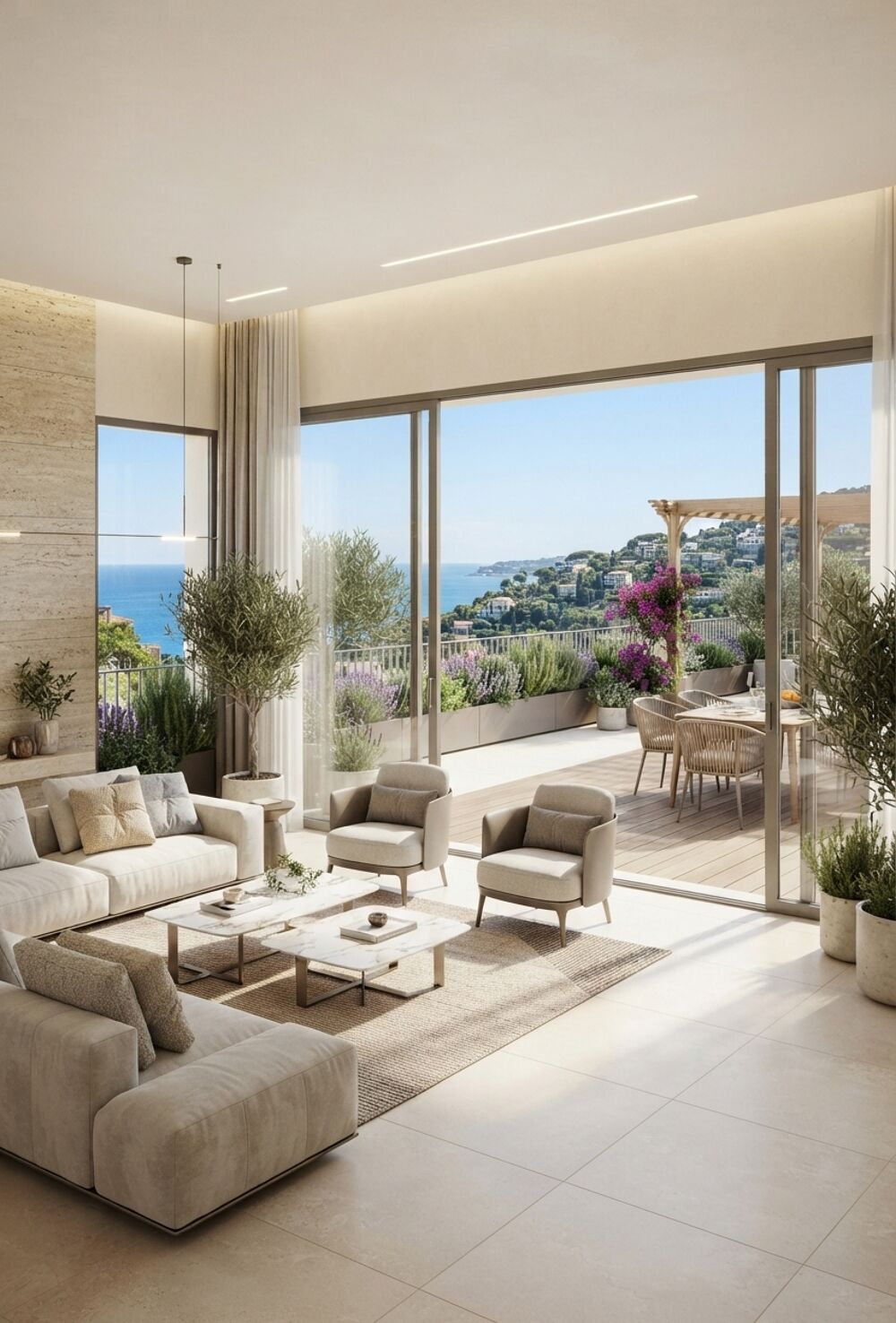 Vente Appartement T4 DUPLEX ROOFTOP vue mer avec terrasse - Frais notaire réduits & Garantie décénnale Roquebrune cap martin