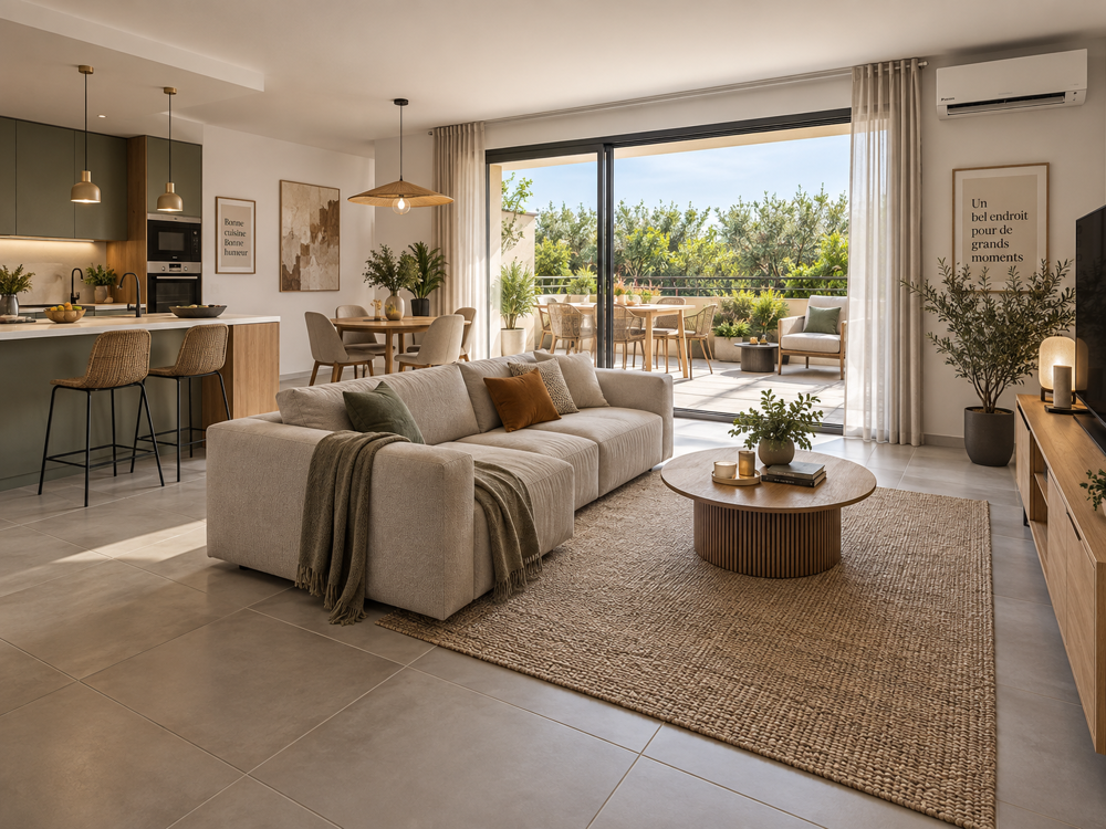 Vente Appartement .IDEAL PREMIER ACHAT OU INVESTISSEMENT - TERRASSE EXPOSE OUEST PARKING Antibes