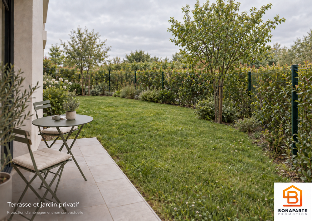 Vente Appartement Appartement neuf 3 pièces avec jardin de 118m² et deux parking livré Pontoise