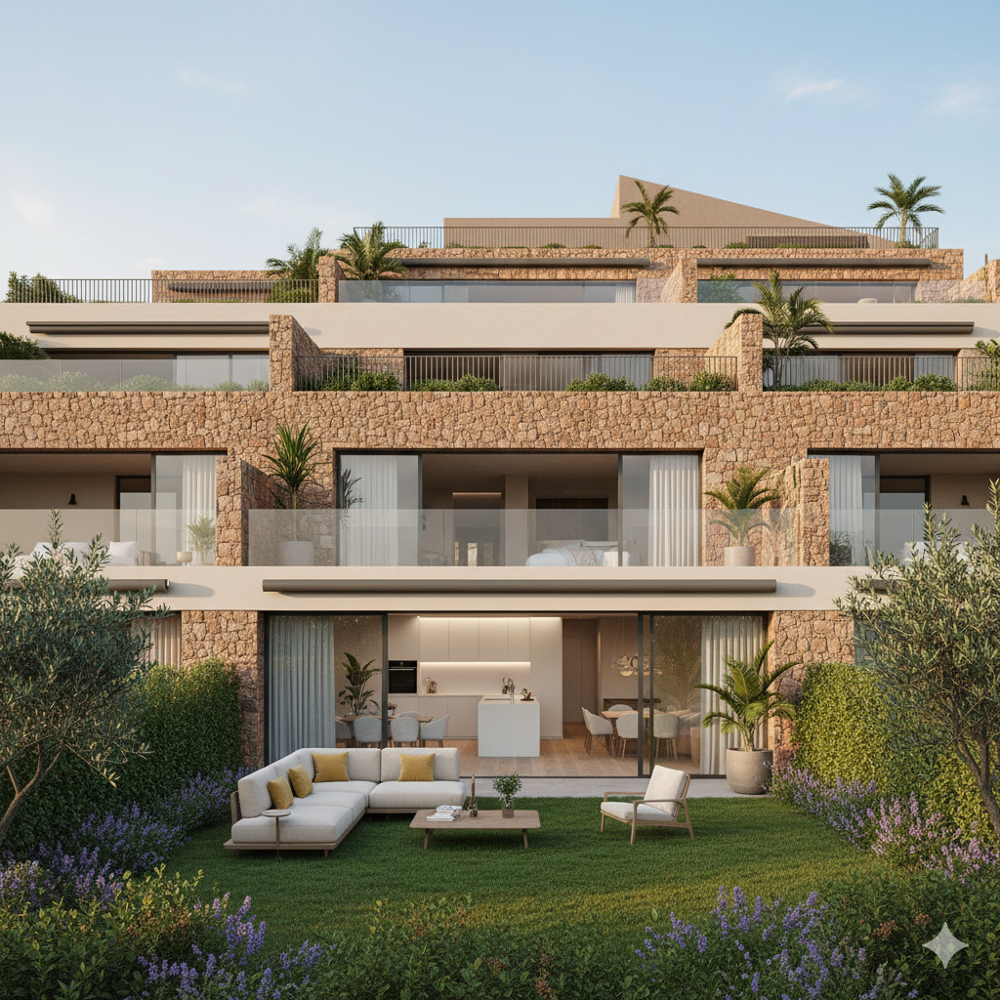 Vente Appartement MAGNIFIQUE T4 DE 76M² AVEC 50 M² DE  JARDIN AVEC STATIONNEMENT DOUBLE Chateauneuf grasse