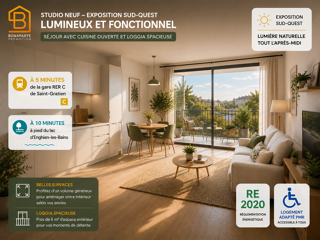  Appartement à vendre 1 pièce 25 m²