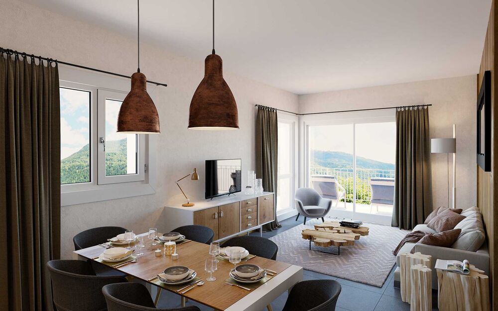 Vente Appartement MENTON : MAGNIFIQUE 3 PIECES D'ANGLE EN DERNIER ETAGE -  AVEC TERRASSE VUE DEGAGEE Menton