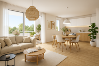  Appartement  vendre 2 pices 