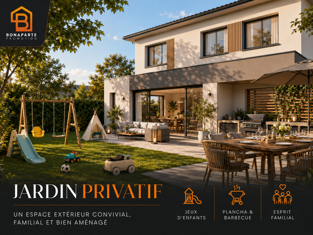 Vente Appartement BRS : RETOUR A LA VENTE : Maison neuve 5 pièces avec jardin, terrasse et garage – Montmorency