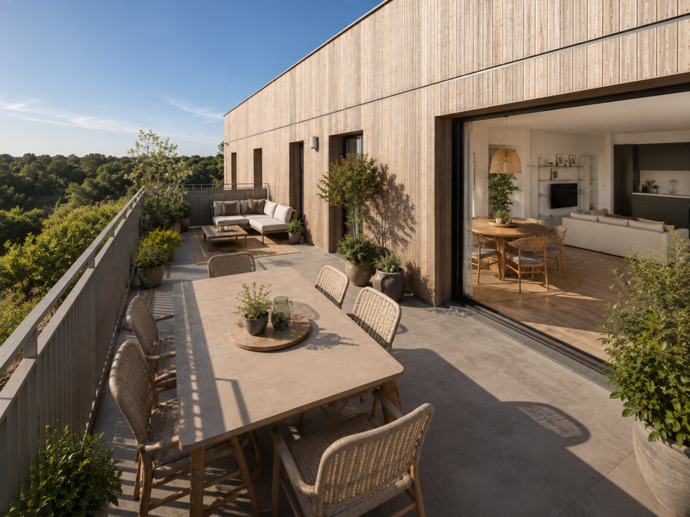 Vente Appartement *  GUIDEL – T4 DERNIER ÉTAGE AVEC TERRASSE PLEIN SUD DE 30 M² Guidel