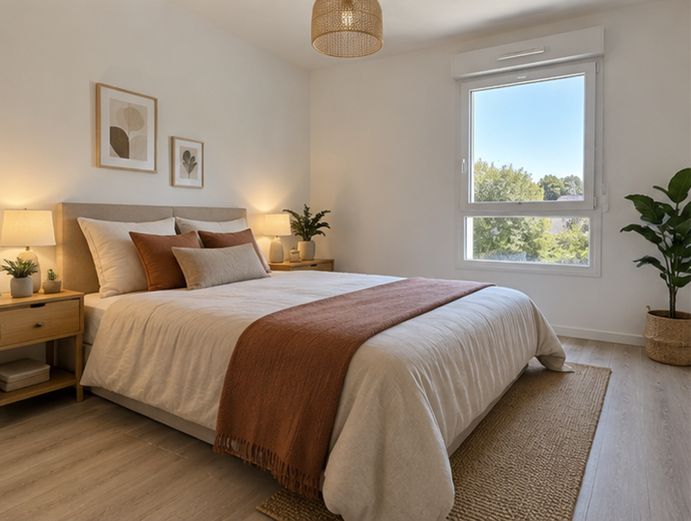 Vente Appartement T3 DE 58 M² AU 2E ÉTAGE AVEC BALCON EST DE 7 M² ET PARKING COUVERT Hennebont