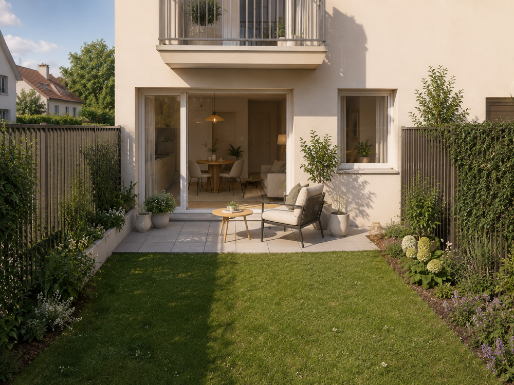 T2 En coeur de village avec terrasse et jardin privatif  Eckwersheim