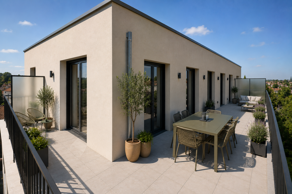 Vente Appartement RETOUR DE LOT !!! T4 DERNIER ÉTAGE – 2 TERRASSES DE 36 m² + 2 PKGS – RER A À 6 MIN !!! Acheres