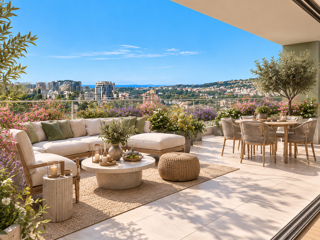 Vente Appartement RARE SUR LE MARCHE : SPLENDIDE TOIT TERRASSE T4 DE 80 M² AVEC 60M² DE TERRASSE VUE MER Nice