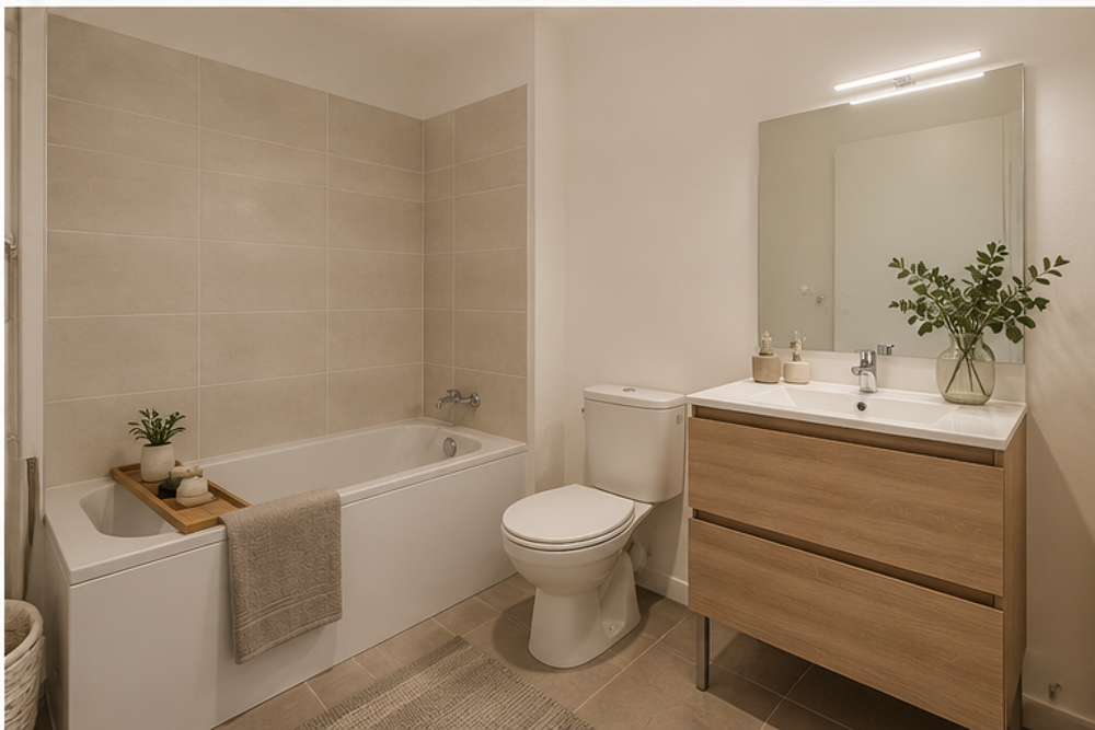 T2 DE 39 M² AU 1ER ÉTAGE AVEC BALCON DE 6 M² ET PARKING EXTÉRIEUR
