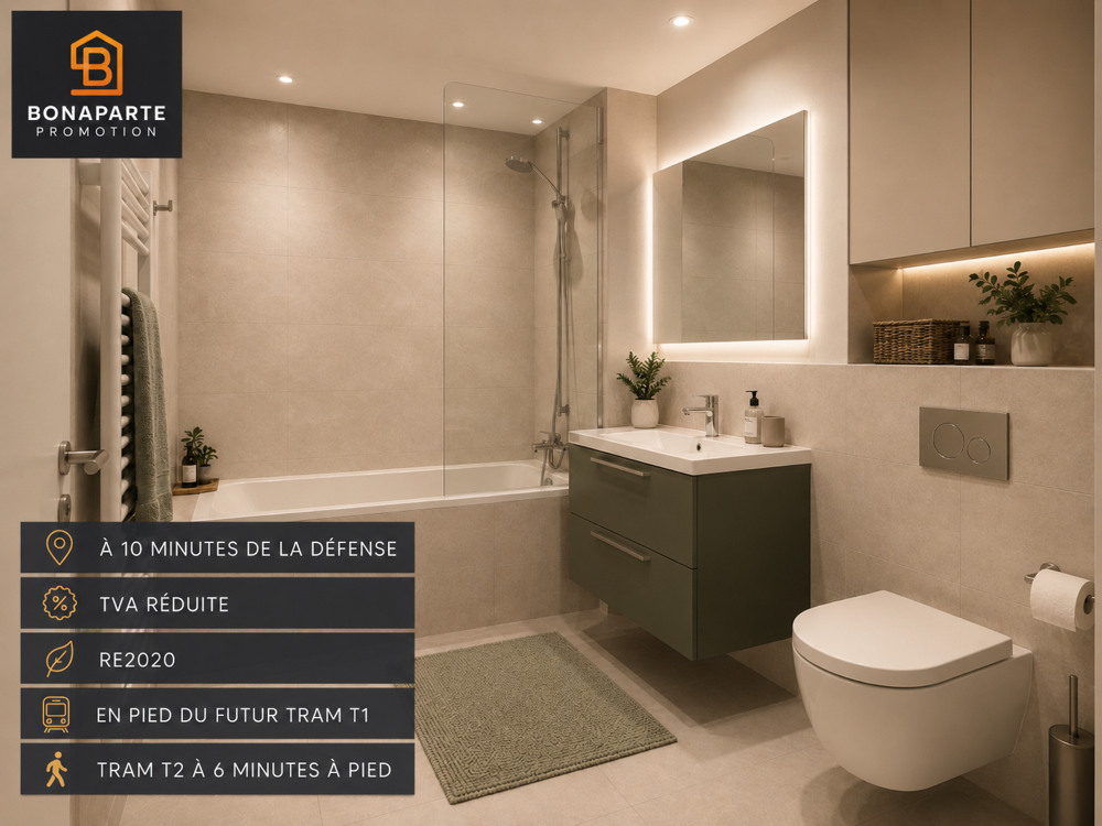 Vente Appartement 4 PIECES 84M² AVEC LOGGIA 7M²  +PARKING A 10 MINUTES DE LA DEFENSE Nanterre