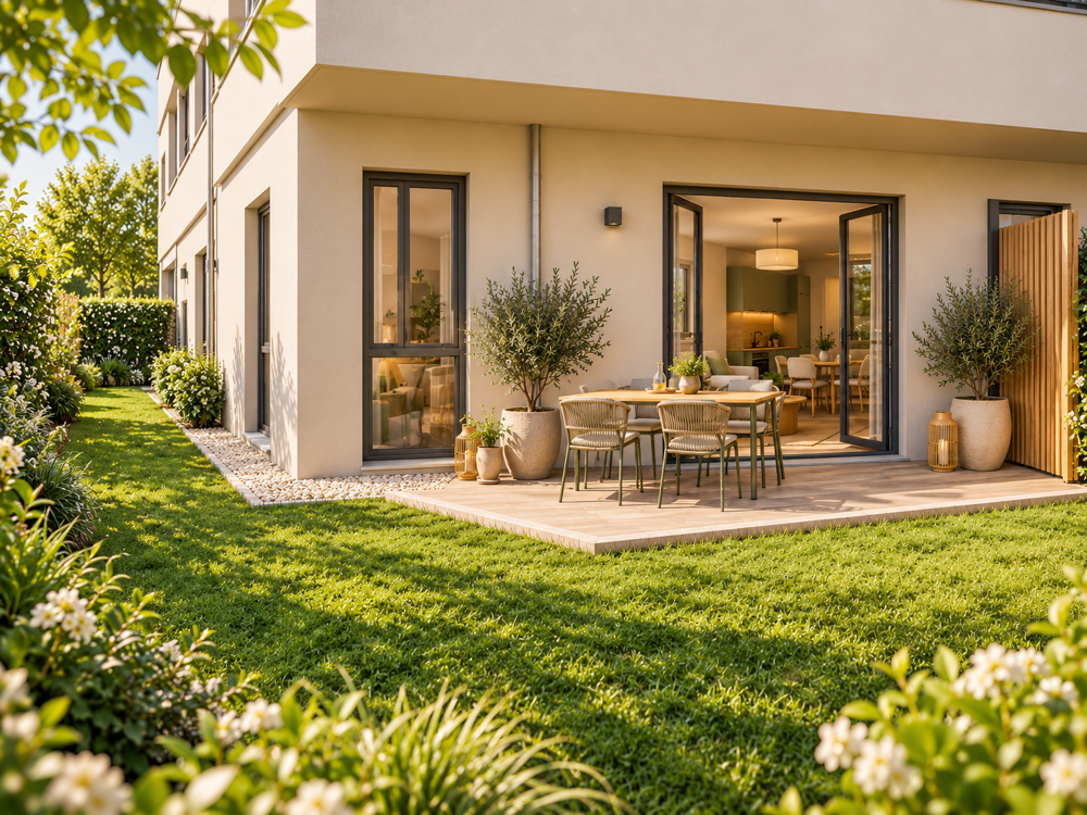 Vente Appartement T3 neuf avec terrasse et jardin de 60m2 Nantes