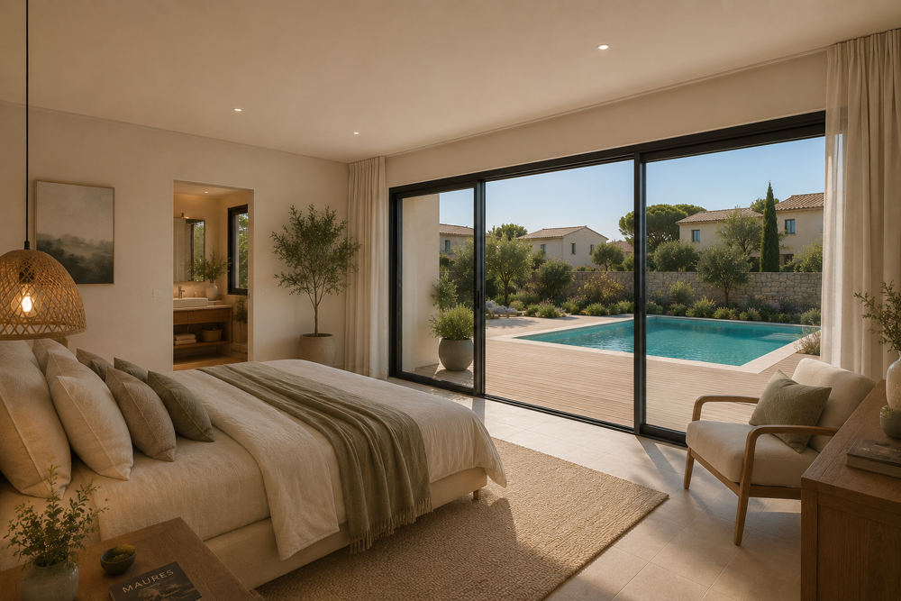* - A DEUX PAS D'UNE DES PLUS BELLES PLAGES DU VAR - SUPERBE VILLA T5 AVEC PISCINE