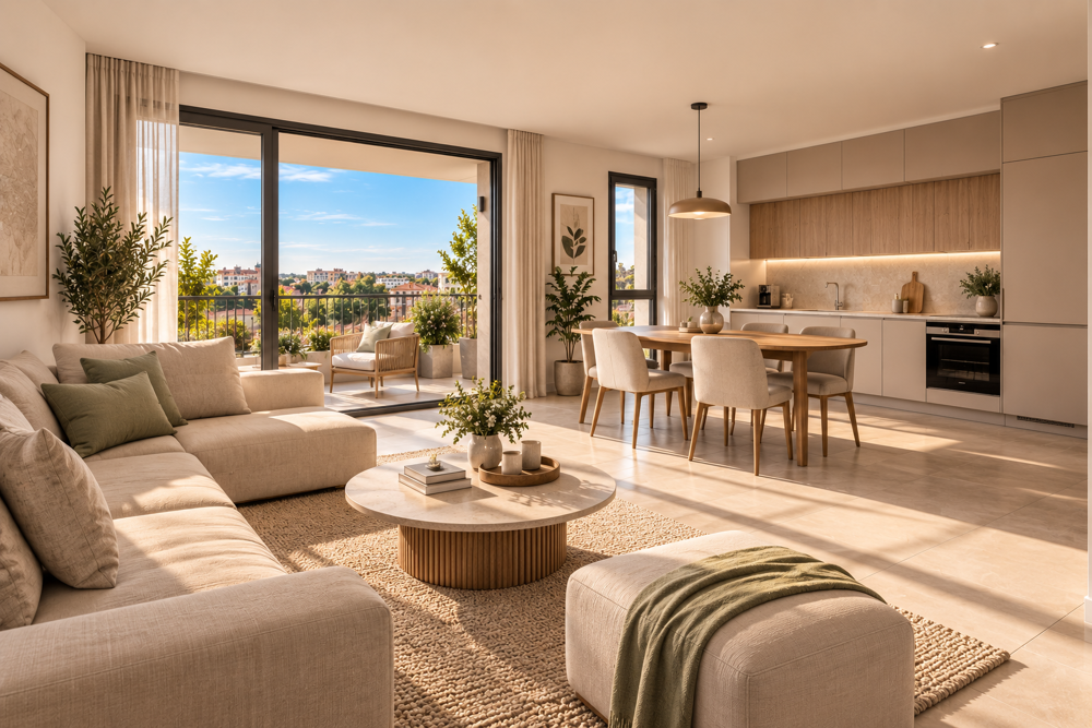 Vente Appartement BÉZIERS – SECTEUR POLYGONE – T4 TRAVERSANT AU 4? ÉTAGE  – TVA RÉDUITE Beziers