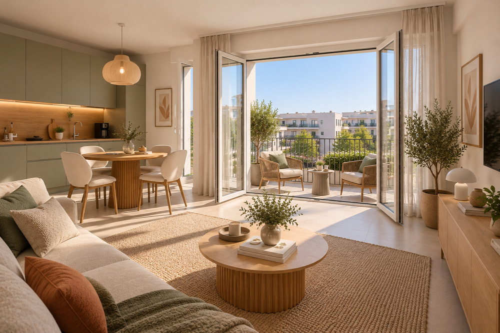 Vente Appartement APPARTEMENT 2 PIECES - VUE DEGAGEE - CENTRE VILLE - Garantie 10 ans - Frais de notaire réduits Saint-laurent-du-var