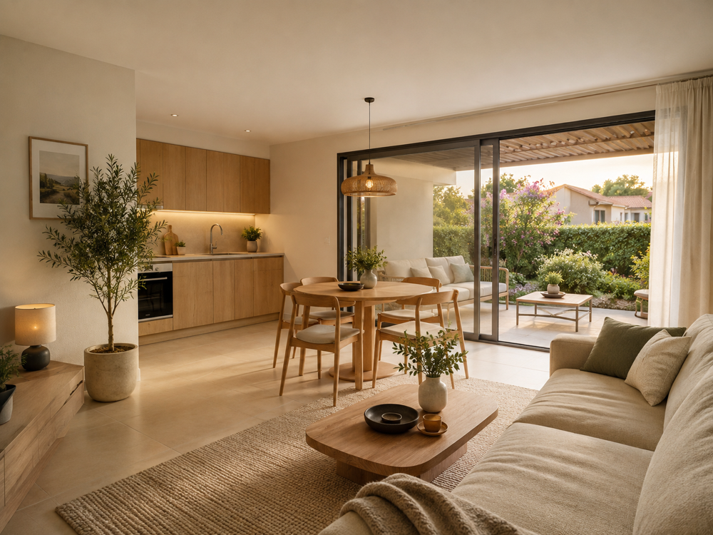 Vente Appartement SPACIEUX T2 DE 46 M² AVEC TERRASSE ET PARKING AU CALME PROCHE DE TOUS COMMERCES Brignoles