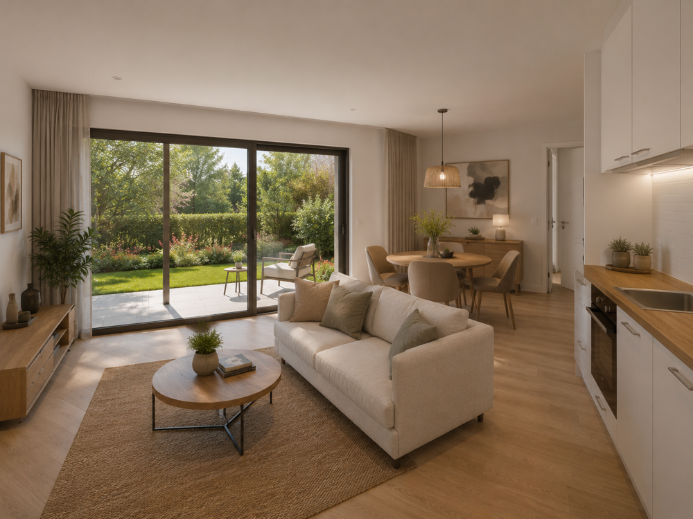 Vente Appartement T3 AVEC TERRASSE JARDIN ET PARKING Caudan