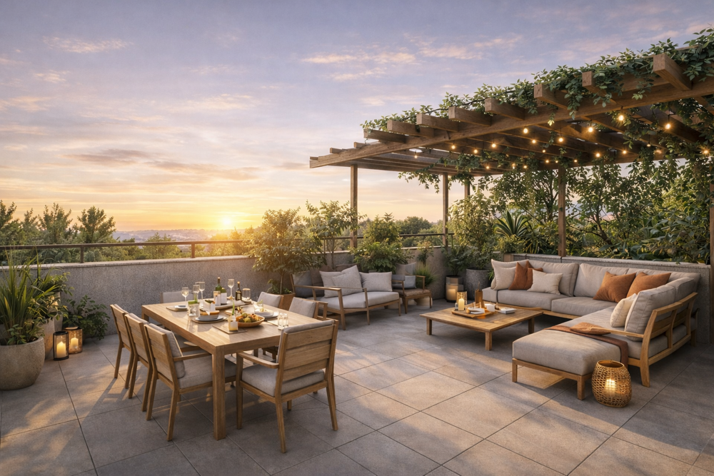PUYRICARD - MAGNIFIQUE T3 de 78m² AVEC TERRASSE EXPOSEE OUEST