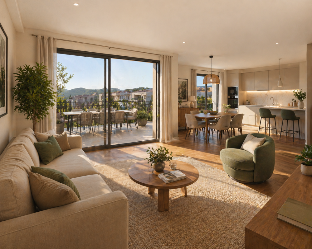 Vente Appartement MAGNIFIQUE T3 TRAVERSANT EN DERNIER ETAGE - VIEUX VILLAGE Vitrolles