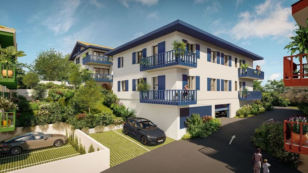 T3 neuf 61 m² avec jardin privatif 115 m²  Bidart village, 8 min des plages à pied, balcon, parking