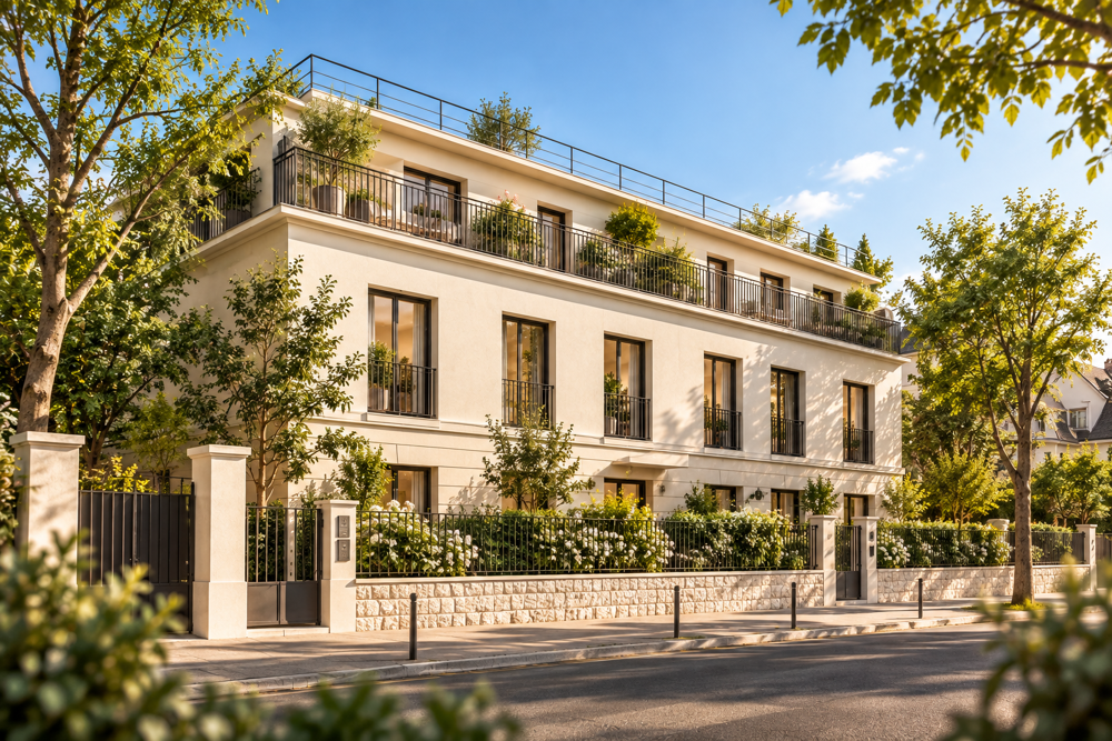 Vente Appartement SUPERBE DUPLEX T4 DE STANDING 90m² AVEC JARDIN PRIVATIF 40m² Créteil