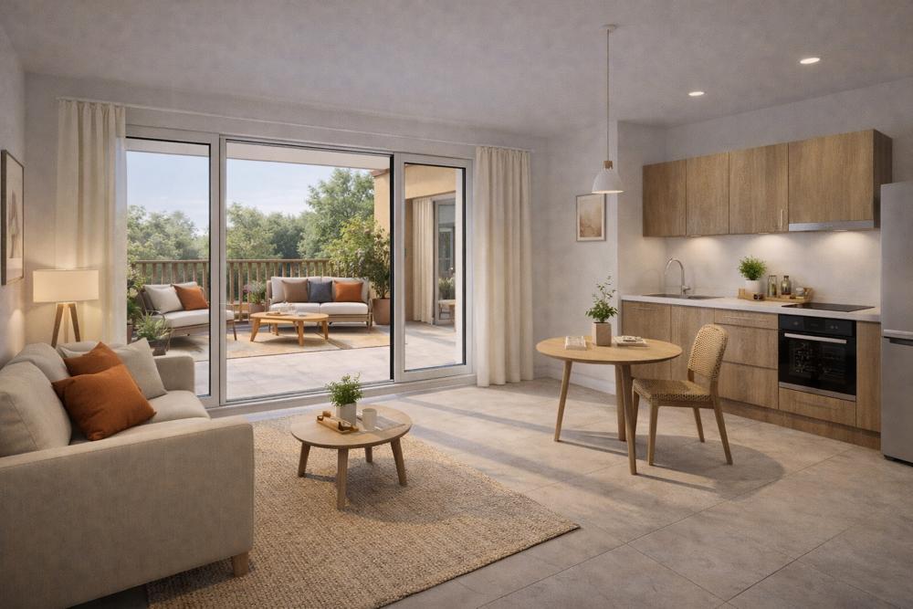 Vente Appartement AU COEUR DU QUARTIER SAINT-ANNE ! CHARMANT T2 AVEC SON ÉSPACE ÉXTÈRIEUR ! Marseille 8