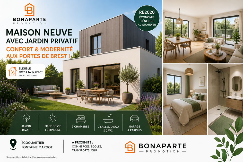Vente Maison MAISON T4 BREST RE2020 - ÉLIGIBLE LLI TVA 10 % Brest