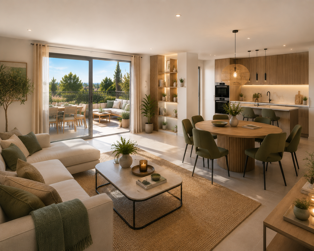 Grand T3 lumineux avec superbe terrasse de 14m² - centre Chateaurenard