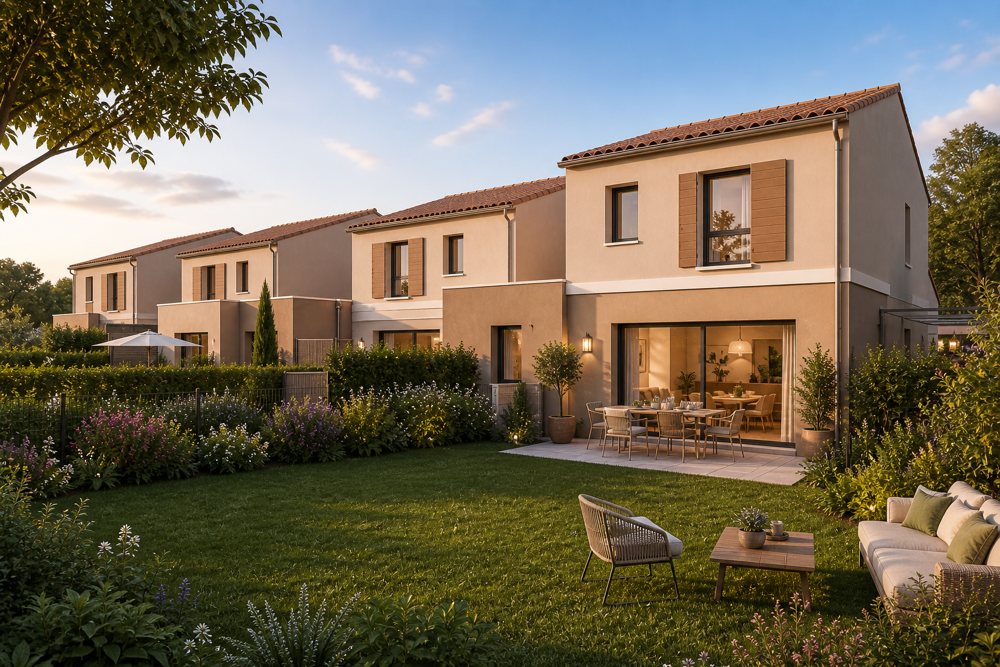 Vente Maison Maison 4 pièces neuve de 95m² avec jardin privatif et garage à Gardanne Gardanne